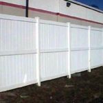 vinyl white fencing